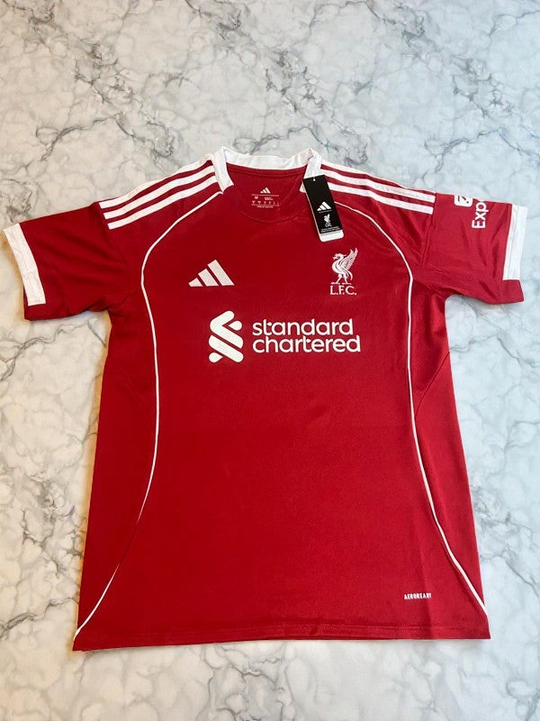 Liverpool FC Football Club Adidas Home Shirt Jersey Kit Shirt 2025/2026 Home Red 25 26